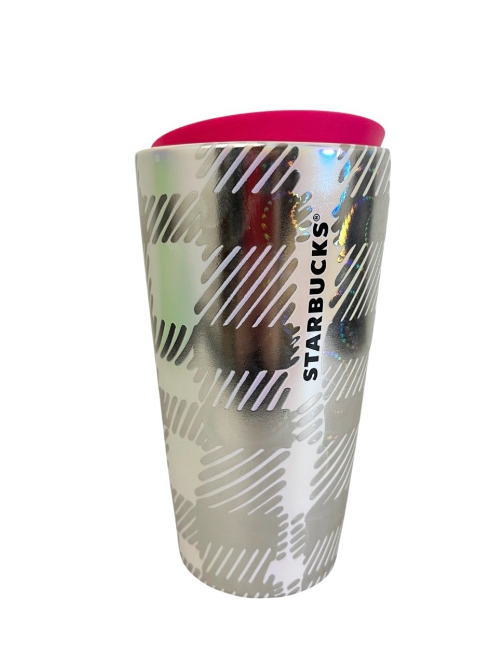 Starbucks 2024 Holiday Luster 12oz Ceramic Tumbler With Lid